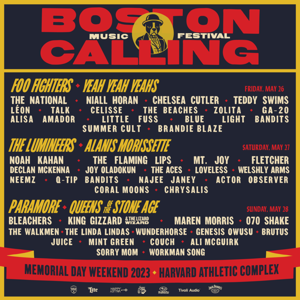 boston calling poster 2023