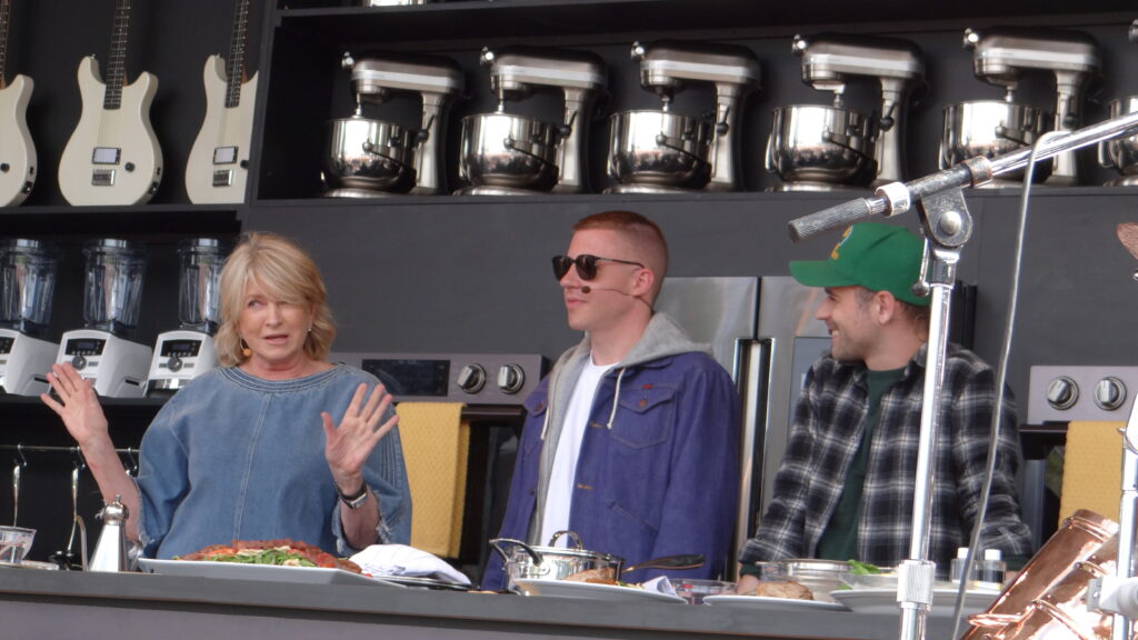 Martha Stewart, mackelmore and Ryan Lewis