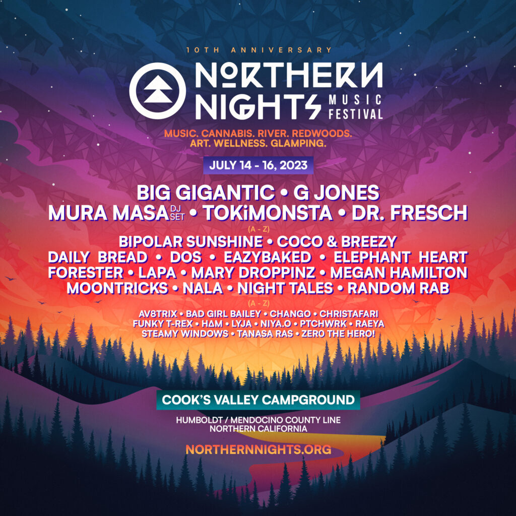 Northern Nights line up poster 