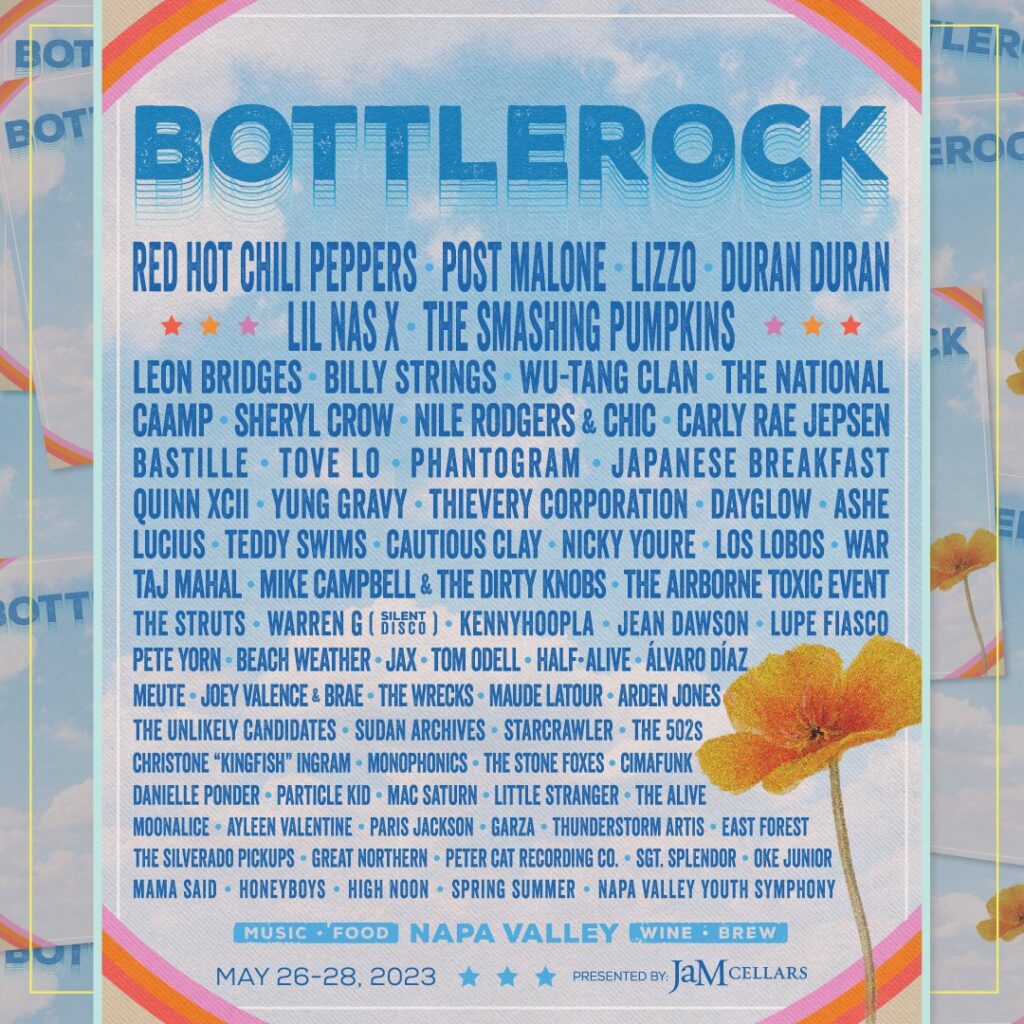 bottlerock 2023 poster