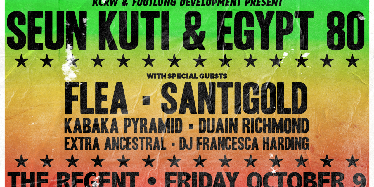 Seun Kuti & Egypt 80 lit up LA